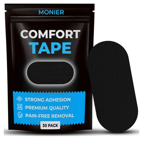 Mouth Tape (30 Pack) - Pain Free Removal, Hypoallergenic, Latex Free & Gentle On Skin - Skin Friendly Adhesive Cotton Tape